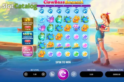 Οθόνη2. ClawBass Bonanza Κουλοχέρης