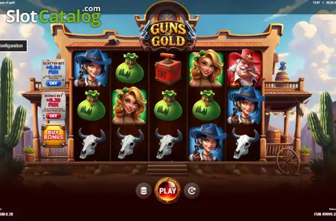 Οθόνη2. Guns of Gold Κουλοχέρης