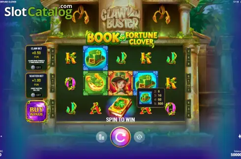 Οθόνη2. Book of Fortune Clover Κουλοχέρης