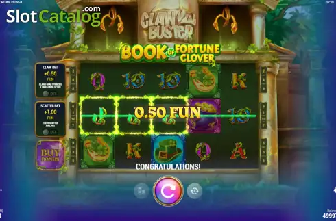Οθόνη3. Book of Fortune Clover Κουλοχέρης