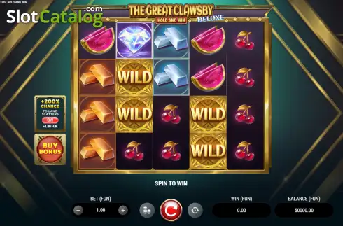Οθόνη2. The Great Clawsby Deluxe: Hold and Win Κουλοχέρης