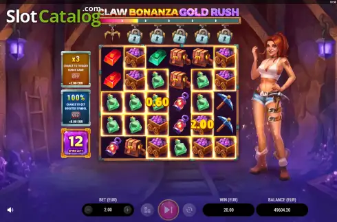 Οθόνη3. Claw Bonanza: Gold Rush Κουλοχέρης