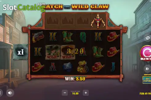 Οθόνη3. Catch The Wild Claw Κουλοχέρης 