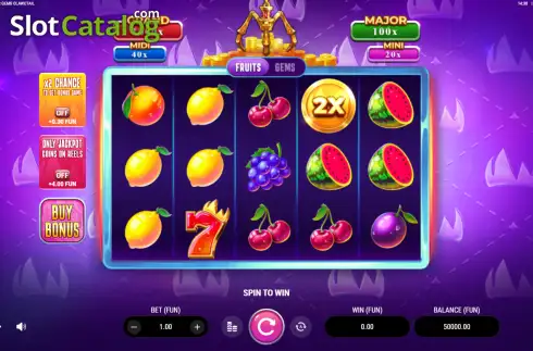 Οθόνη2. Fruits or Gems: Clawctail Κουλοχέρης