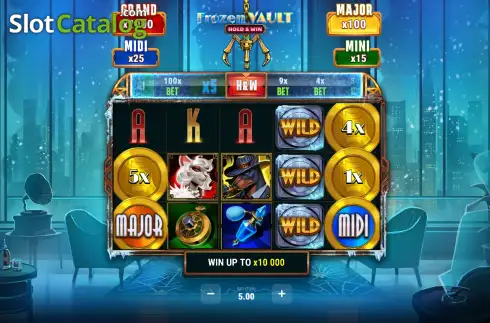 Οθόνη2. Frozen Vault Hold & Win Κουλοχέρης
