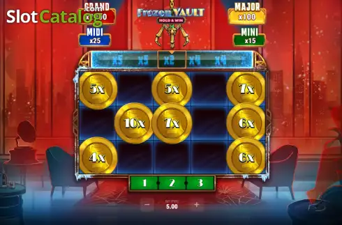 Οθόνη3. Frozen Vault Hold & Win Κουλοχέρης