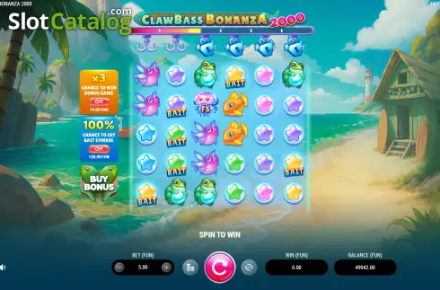Οθόνη2. Clawbass Bonanza 2000 Κουλοχέρης