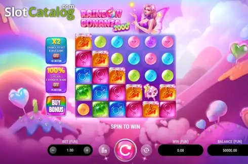 Οθόνη2. Rainbow Bonanza 2000 Κουλοχέρης