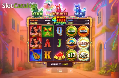 Οθόνη2. 4 Super Hot Pinatas Κουλοχέρης 