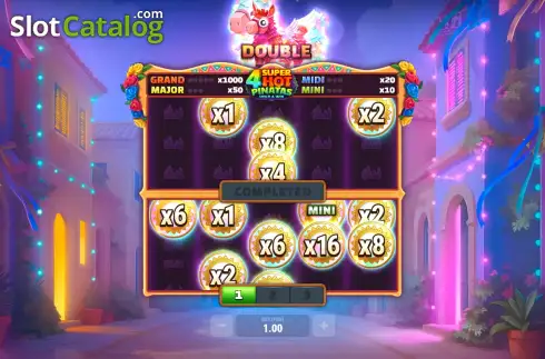 Οθόνη3. 4 Super Hot Pinatas Κουλοχέρης 
