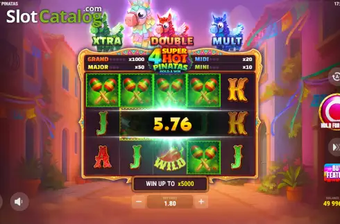Οθόνη3. 4 Super Hot Pinatas: Hold and Win Κουλοχέρης