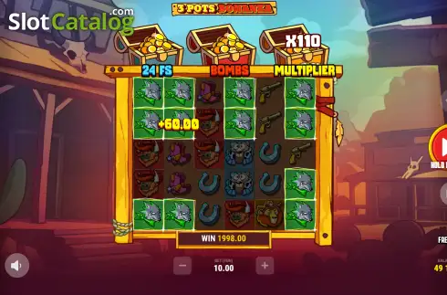 Οθόνη3. 3 Pots Bonanza Κουλοχέρης