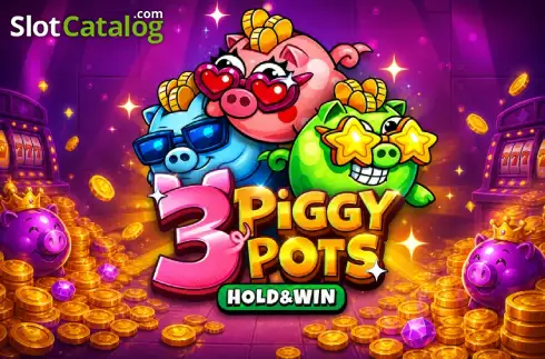 3 Piggy Pots Λογότυπο 3 Piggy Pots Λογότυπο