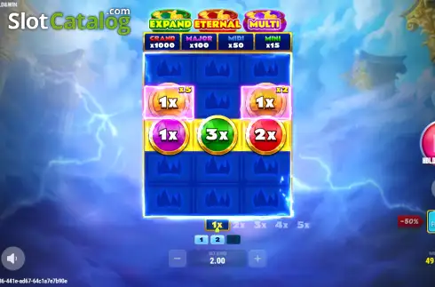 Οθόνη3. Zeus 3 Pots: Hold & Win Κουλοχέρης