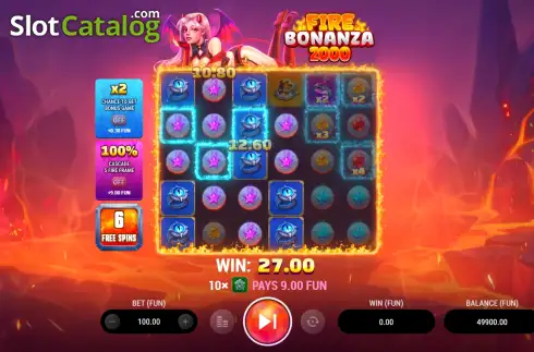 Οθόνη3. Fire Bonanza 2000 Κουλοχέρης