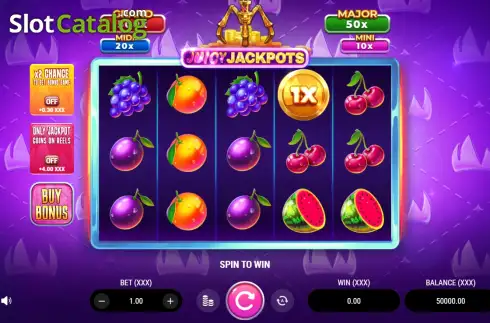 Οθόνη2. Juicy Jackpots Κουλοχέρης