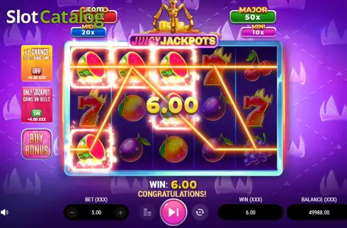 Οθόνη3. Juicy Jackpots Κουλοχέρης