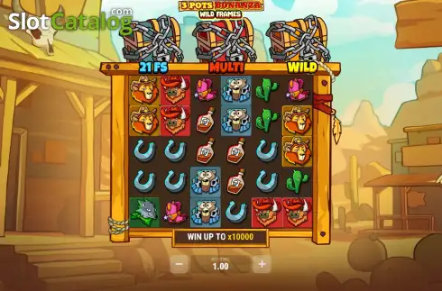Οθόνη2. 3 Pots Bonanza: Wild Frames Κουλοχέρης