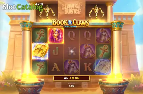 Οθόνη3. Book of Claws: Lock&Choose Κουλοχέρης