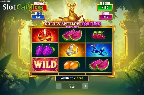 Οθόνη2. Golden Antelope Fortune Κουλοχέρης