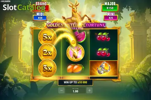 Οθόνη3. Golden Antelope Fortune Κουλοχέρης