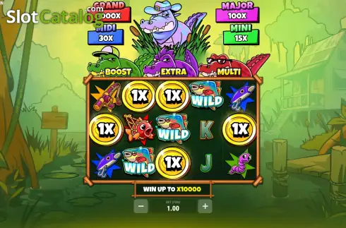 Οθόνη2. 4 Golden Gators: Hold&Win Κουλοχέρης
