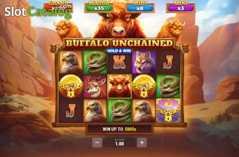 Οθόνη2. Buffalo Unchained Κουλοχέρης 