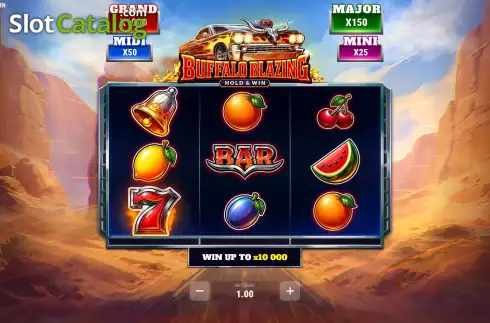 Οθόνη2. Buffalo Blazing: Hold & Win Κουλοχέρης