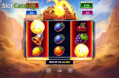 Οθόνη3. Buffalo Blazing: Hold & Win Κουλοχέρης