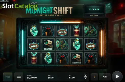 Οθόνη2. Midnight Shift Κουλοχέρης 