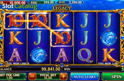 Οθόνη3. Poseidon Legacy Κουλοχέρης 