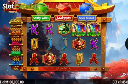 Οθόνη2. 3 Kingdoms of Fortune (ClotPlay) Κουλοχέρης