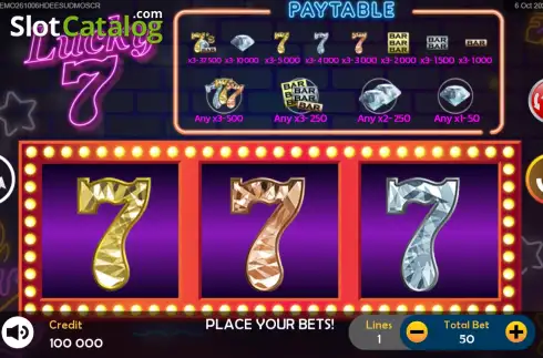 Οθόνη2. Lucky 7 (ClotPlay) Κουλοχέρης