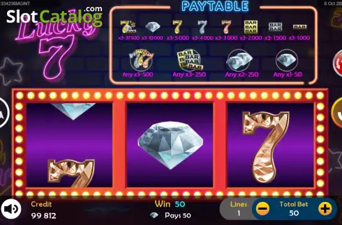 Οθόνη3. Lucky 7 (ClotPlay) Κουλοχέρης