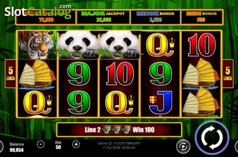 Οθόνη3. Panda Magic (ClotPlay) Κουλοχέρης