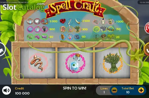 Οθόνη2. Spell Craft Κουλοχέρης 