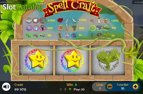 Οθόνη3. Spell Craft Κουλοχέρης 