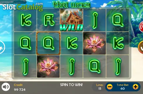 Οθόνη2. Thai Lucky Κουλοχέρης 