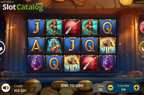 Οθόνη3. Gods of Olympus (ClotPlay) Κουλοχέρης 