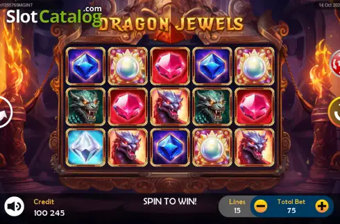 Οθόνη2. Dragon Jewels (ClotPlay) Κουλοχέρης 