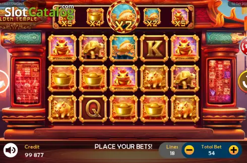 Οθόνη2. Golden Temple (ClotPlay) Κουλοχέρης 