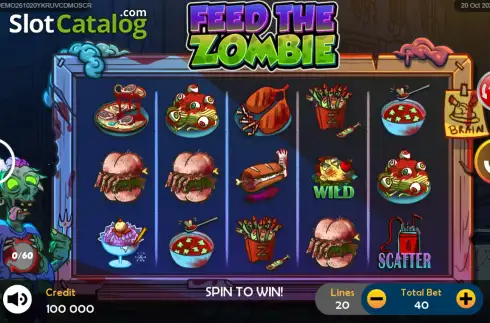 Οθόνη2. Feed the Zombie Κουλοχέρης 