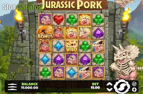 Οθόνη2. Jurassic Pork Κουλοχέρης