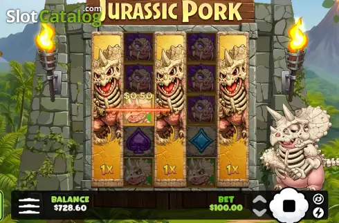 Οθόνη3. Jurassic Pork Κουλοχέρης
