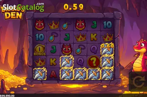 Οθόνη3. Drako's Den Κουλοχέρης
