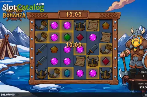 Οθόνη3. Viking Raid Bonanza Κουλοχέρης