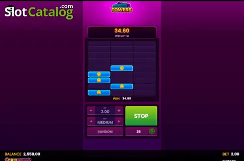 Οθόνη3. Towers	(Coin Machine Gaming) Κουλοχέρης 