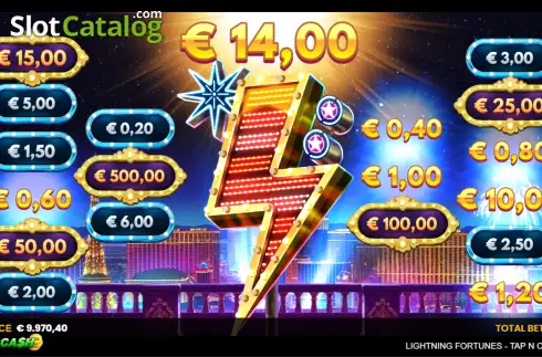 Οθόνη3. Lightning Fortunes - Tap n Cash Κουλοχέρης 