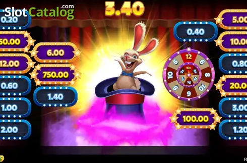 Οθόνη3. Rabbit in the Hat - Tap N Cash Κουλοχέρης 