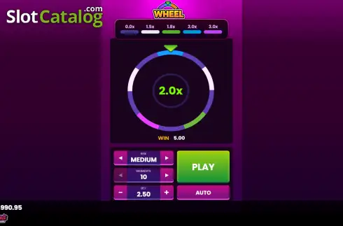 Οθόνη3. Wheel (Coin Machine Gaming) Κουλοχέρης